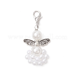 ABS Plastic Imitation Pearl Pendant Decorations&nbsp;HJEW-JM03634