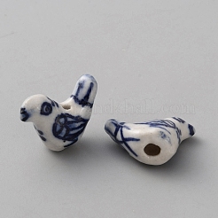 Handmade Porcelain Beads&nbsp;PORC-WH0016-14G