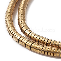 Electroplate Non-magnetic Synthetic Hematite Beads Strands&nbsp;X-G-J164A-3mm-07