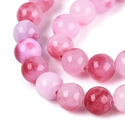 Natural Dyed Persian Jade Gemstone Bead Strands&nbsp;G-R271-6mm-XP22