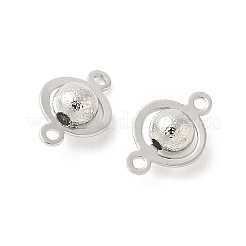 SHEGRACE Brass Round Links&nbsp;XGR0126P-122P