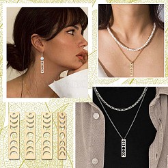 16Pcs 2 Colors 201 Stainless Steel Pendants&nbsp;STAS-SC0005-10
