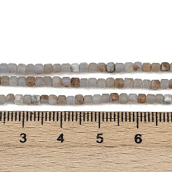Natural Angelite Beads Strands&nbsp;G-RM2025-D45-2x2mm