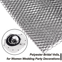 Big Eye Mesh Organza Veil&nbsp;DIY-WH0028-81B