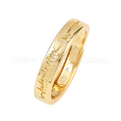 Brass Finger Rings for Women&nbsp;RJEW-Z113-05G