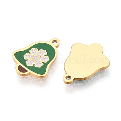 304 Stainless Steel Enamel Charms&nbsp;STAS-T065-58G-02