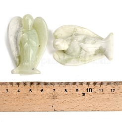 Natural New Jade Carved Angel Figurines&nbsp;G-O200-03J-04