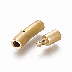 304 Stainless Steel Bayonet Clasps&nbsp;STAS-I013-4mm-MG