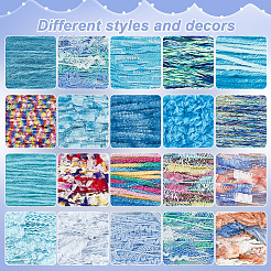 20 Bundles 20 Styles Cotton and Polyester Lace Ribbon&nbsp;OCOR-GF0004-91