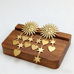 304 Stainless Steel Chandelier Earrings for Women&nbsp;WG43ED1-01