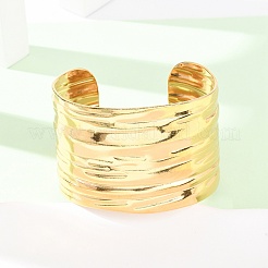 304 Stainless Steel Cuff Bangles&nbsp;BJEW-P382-01C-G