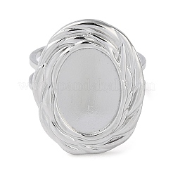 Non-Tarnish 304 Stainless Steel Open Cuff Ring Components&nbsp;X-STAS-Q308-05P