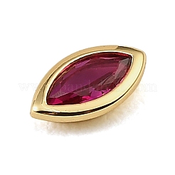 Brass Pave Cubic Zirconia Cabochons&nbsp;CU-CBA30E8-02G