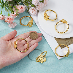 16Pcs Christmas Theme Alloy Napkin Rings&nbsp;AJEW-GF0013-16G