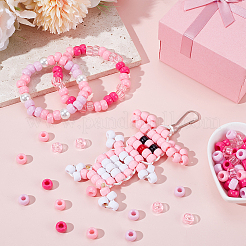 800Pcs 4 Colors Plastic Beads Sets&nbsp;KY-SP0001-24D