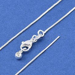 Brass Box Chain Adjustable Slider Necklaces for Women&nbsp;NJEW-U008-05S