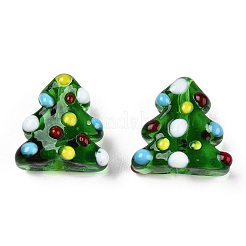 Handmade Bumpy Lampwork Beads Strands&nbsp;LAMP-Q031-012