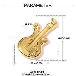 304 Stainless Steel Pendants&nbsp;STAS-OY011-76G