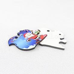 Sublimation Double-Sided Blank MDF Keychains&nbsp;ZXFQ-PW0001-049