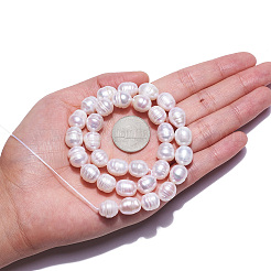 Natural Cultured Freshwater Pearl Beads Strands&nbsp;PEAR-N012-09B
