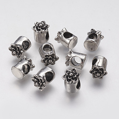 Ion Plating(IP) 304 Stainless Steel European Beads&nbsp;STAS-J022-024AS
