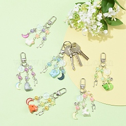 Alloy & Acrylic & Resin Pendant Decorations&nbsp;HJEW-YW00335-01