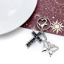 Alloy & Rhinestone & Enamel Keychain&nbsp;PW-WGAF56C-01