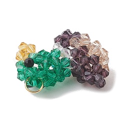 Imitate Austrian Crystal Electroplate Glass Pendants&nbsp;PALLOY-MZ01354