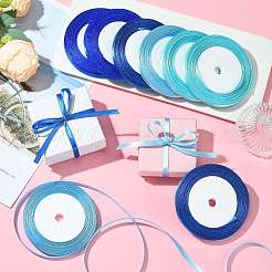 8Rolls 4 Colors Single Face Satin Ribbon&nbsp;OCOR-FS0001-10B