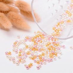 Barely Pink Mix Pearlized Glass Pearl Beads&nbsp;HY-X006-4mm-01