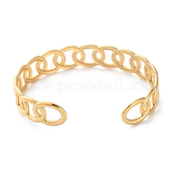 304 Stainless Steel Cuff Bangles for Women&nbsp;BJEW-K263-05G-02