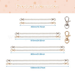 8Pcs 8 Styles White Acrylic Round Beads Bag Handles&nbsp;FIND-TA0001-40