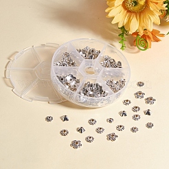 1Box Mixed Style Tibetan Style Alloy Bead Caps&nbsp;TIBE-JP0003-01