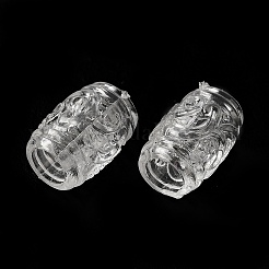 Transparent Acrylic European Beads&nbsp;TACR-G048-07