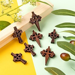 40Pcs 2 Style Wooden Pendants&nbsp;WOOD-LS0001-17