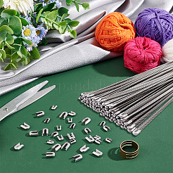 150Pcs 3 Style 304 Stainless Steel Tips Covers for Spiral Bone&nbsp;FIND-PH0006-91