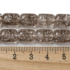 Transparent Crackle Glass Beads Strands&nbsp;GLAA-NH0001-04E
