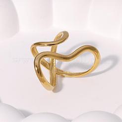 Zinc Alloy Adjustable Open Cuff Rings for Women&nbsp;FS-WGC55D1-01