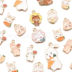 40Pcs Alloy Enamel Pendants&nbsp;ENAM-FS0002-40