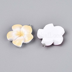 Opaque Resin Pendants&nbsp;RESI-T059-05M