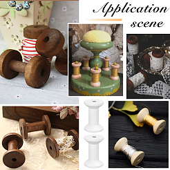 Beech Wooden Empty Spools for Wire&nbsp;WOOD-WH0051-05A