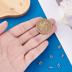 10Pcs 2 Colors Brass Cabochon Settings&nbsp;KK-PH0014-33