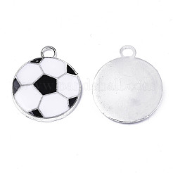 30Pcs Eco-Friendly Alloy Enamel Hollow Pendants&nbsp;FIND-SC0004-59