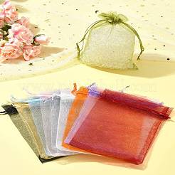 Organza Bags Jewellery Storage Pouches Wedding Favour Party Mesh Drawstring Gift&nbsp;OP-FS0001-04C