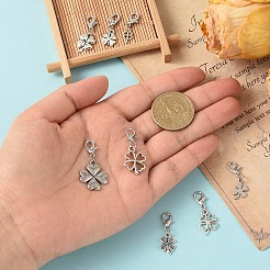 8Pcs Alloy Pendant Decorations&nbsp;HJEW-YW00494