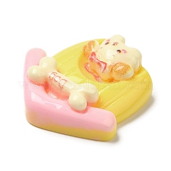 Cartoon Opaque Resin Cabochons&nbsp;CRES-M021-01D-02