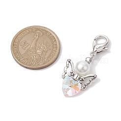 Heart Angel Glass Pendant Decoration&nbsp;HJEW-JM01980