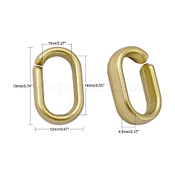 Opaque Spray Painted Acrylic Linking Rings&nbsp;LS-OACR-S021-65A-B01