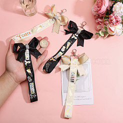 4Pcs 2 Colors Cloth Bowknot Pendant Decoration&nbsp;FIND-CA0010-24B