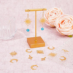 DIY Moon & Star & Sun Earring Making Kit&nbsp;KK-HY0003-49